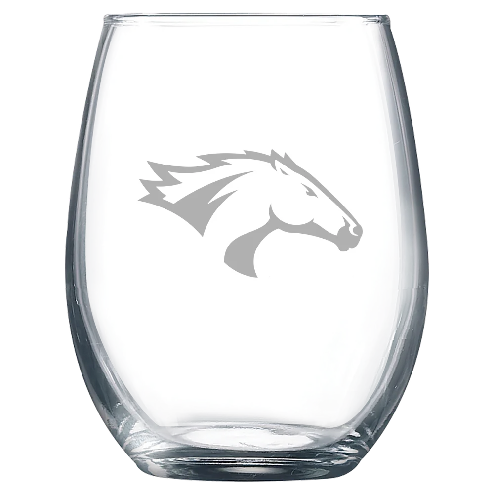 California State Polytechnic University, Pomona Polar Camel 9 oz. Stemless Wine Glass