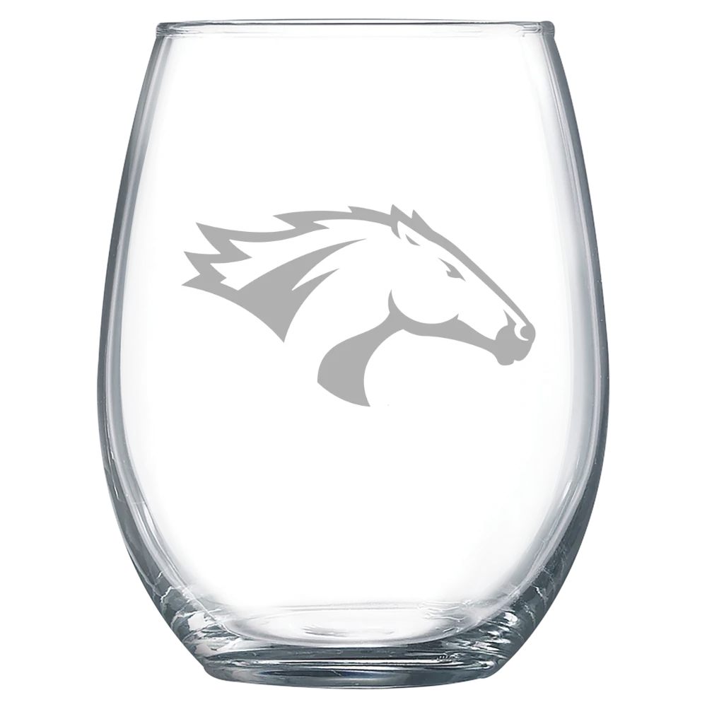 California State Polytechnic University, Pomona Polar Camel 15 oz. Stemless Wine Glass