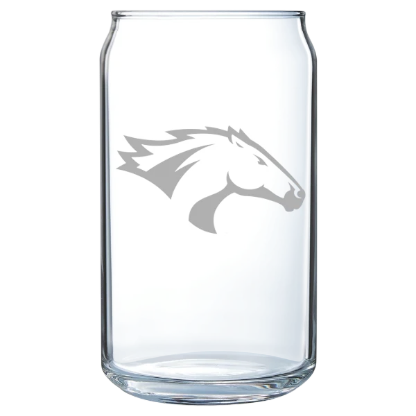 California State Polytechnic University, Pomona Polar Camel 16 oz. Can Glass