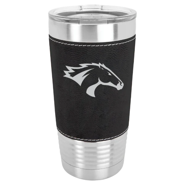 California State Polytechnic University, Pomona Polar Camel 20 oz. Leatherette Grip Tumbler with Standard Lid
