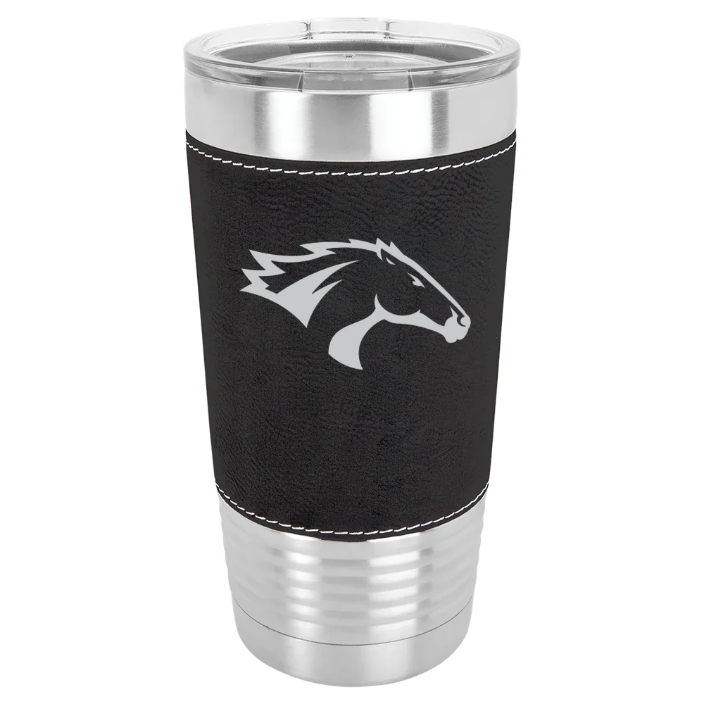 California State Polytechnic University, Pomona Polar Camel 20 oz. Leatherette Grip Tumbler with Standard Lid