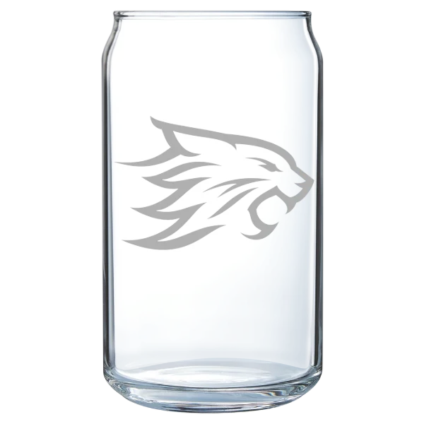 California State University, Chico Polar Camel 16 oz. Can Glass