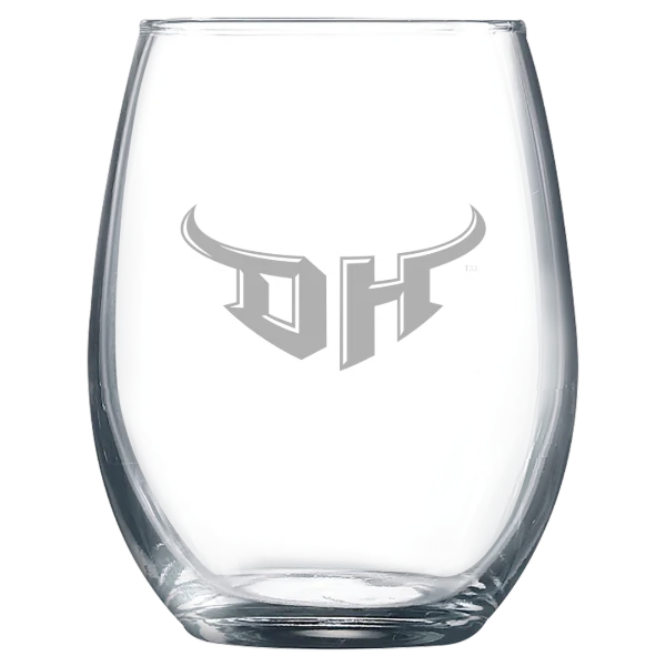 California State University, Dominguez Hills Polar Camel 9 oz. Stemless Wine Glass
