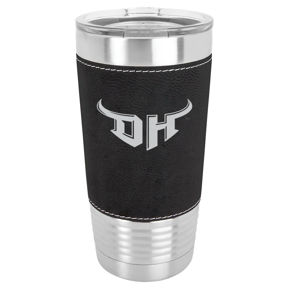 California State University, Dominguez Hills Polar Camel 20 oz. Leatherette Grip Tumbler with Standard Lid