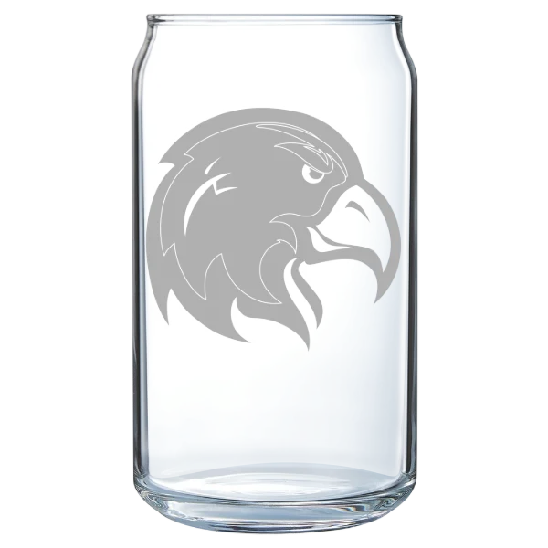 California State University, Los Angeles Polar Camel 16 oz. Can Glass