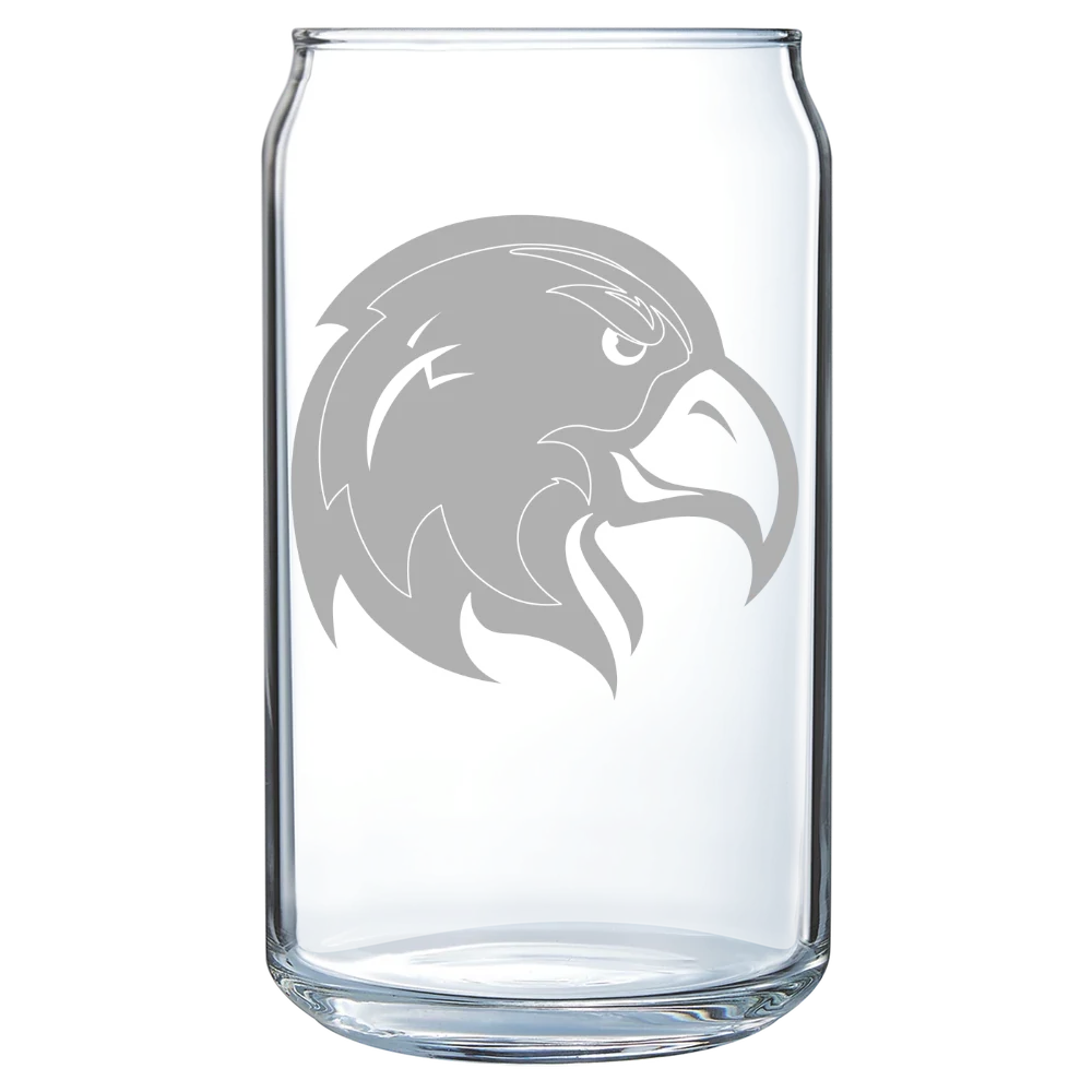 California State University, Los Angeles Polar Camel 16 oz. Can Glass