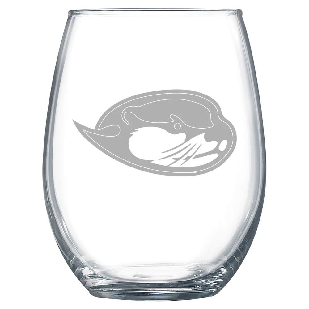California State University, Monterey Bay Polar Camel 15 oz. Stemless Wine Glass