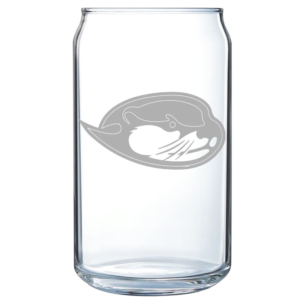 California State University, Monterey Bay Polar Camel 16 oz. Can Glass