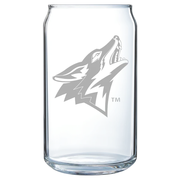 California State University, San Bernardino Polar Camel 16 oz. Can Glass