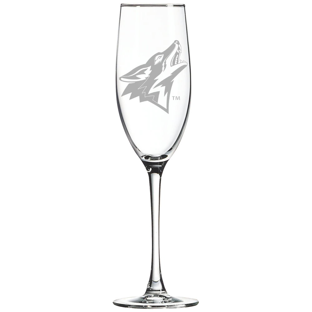 California State University, San Bernardino Polar Camel 8 oz. Champagne Flute
