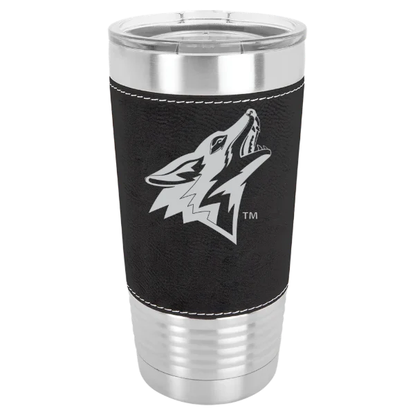 California State University, San Bernardino Polar Camel 20 oz. Leatherette Grip Tumbler with Standard Lid