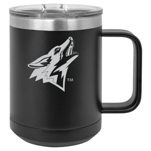 California State University, San Bernardino Polar Camel 15 oz. Mug with Slider Lid
