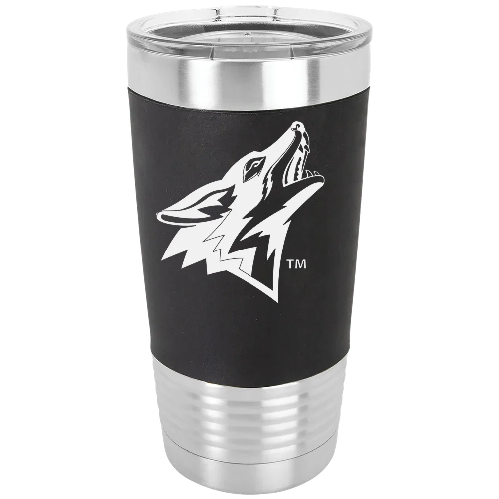 California State University, San Bernardino Polar Camel 20 oz. Silicone Grip Tumbler with Standard Lid