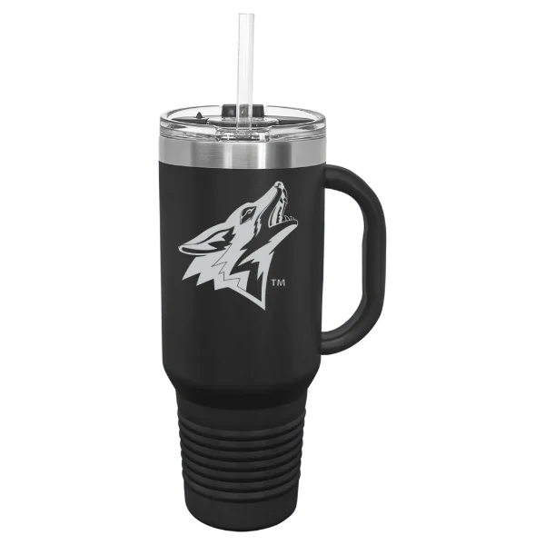 California State University, San Bernardino Polar Camel 40 oz. Travel Mug with Snap Lid & Straw