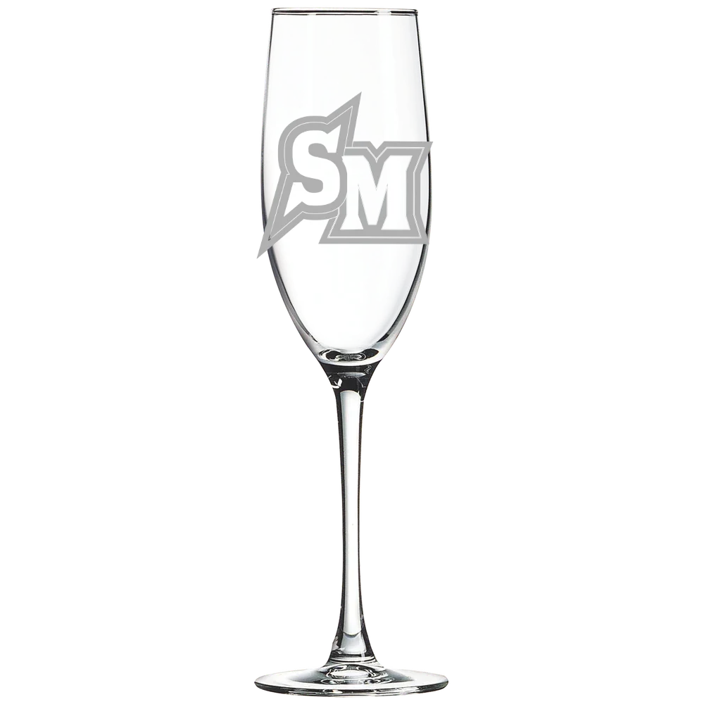 California State University, San Marcos Polar Camel 8 oz. Champagne Flute