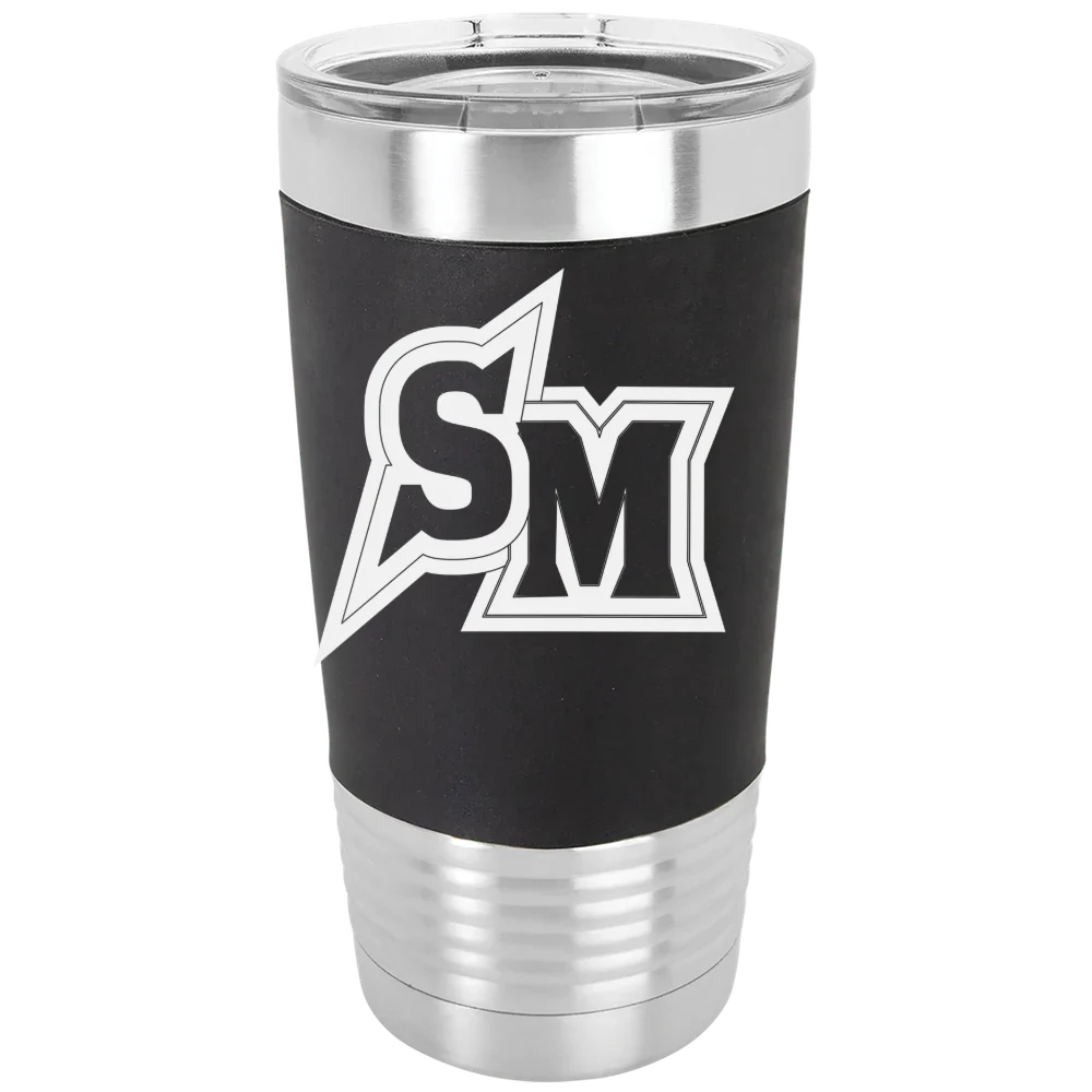 California State University, San Marcos Polar Camel 20 oz. Silicone Grip Tumbler with Standard Lid