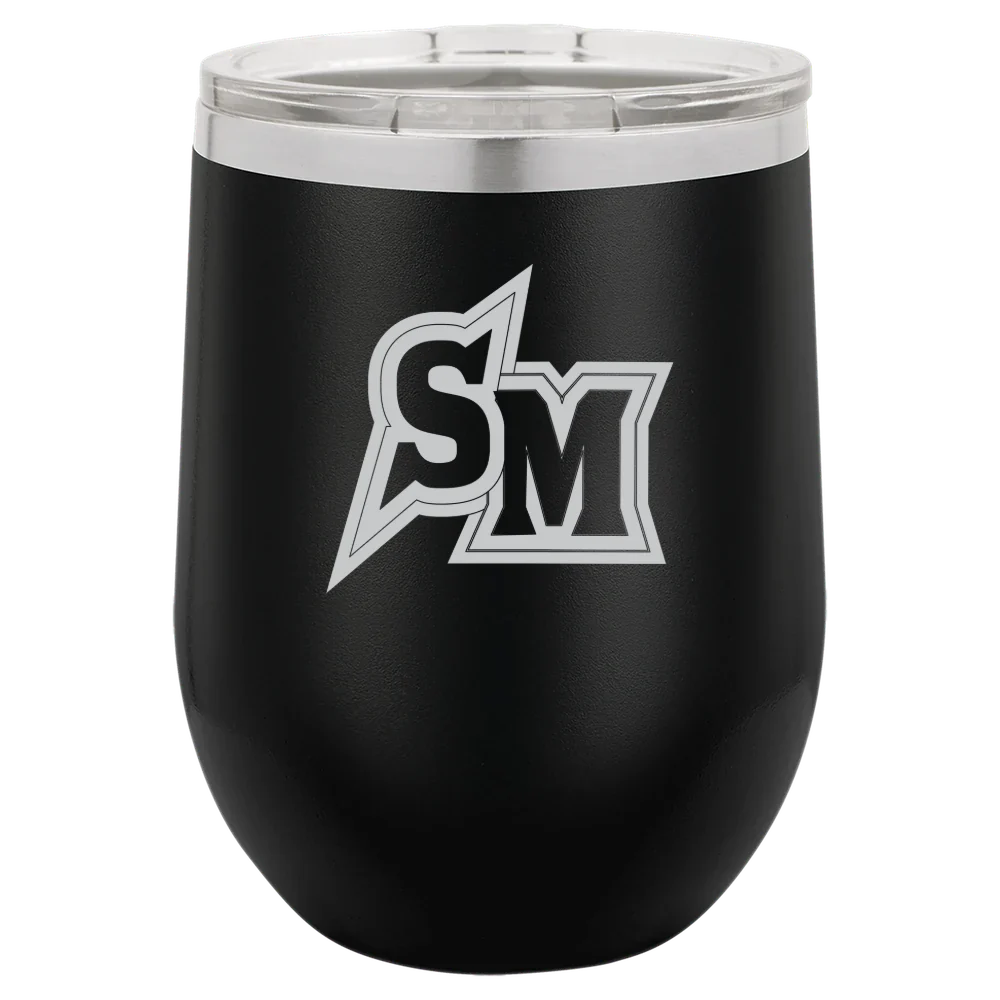 California State University, San Marcos Polar Camel 12 oz. Stemless Wine Tumbler