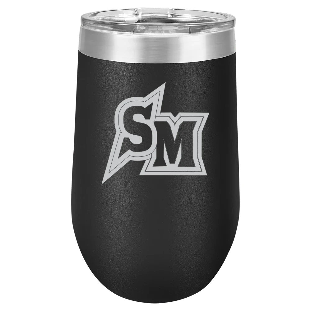 California State University, San Marcos Polar Camel 16 oz. Stemless Wine Tumbler