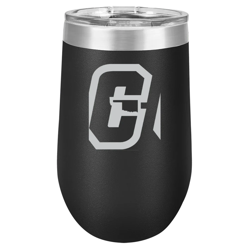 Cameron University Polar Camel 16 oz. Stemless Wine Tumbler