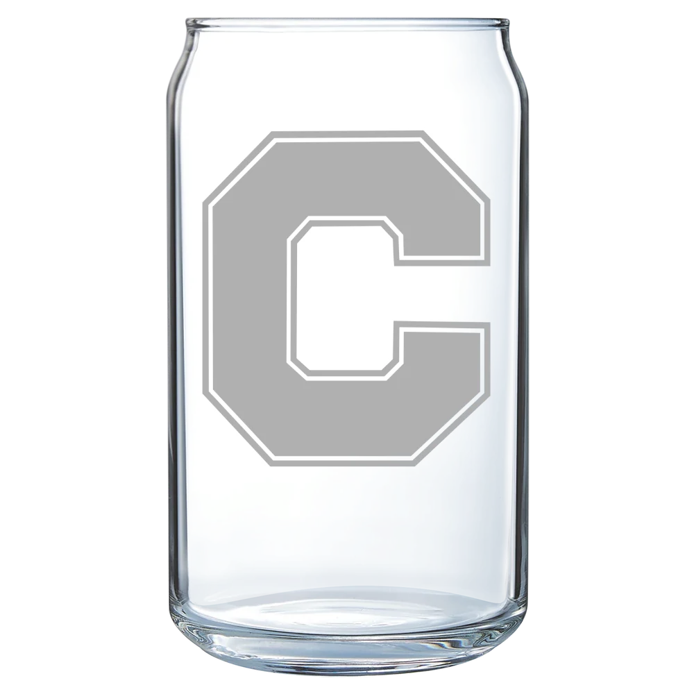 Catawba College Polar Camel 16 oz. Can Glass