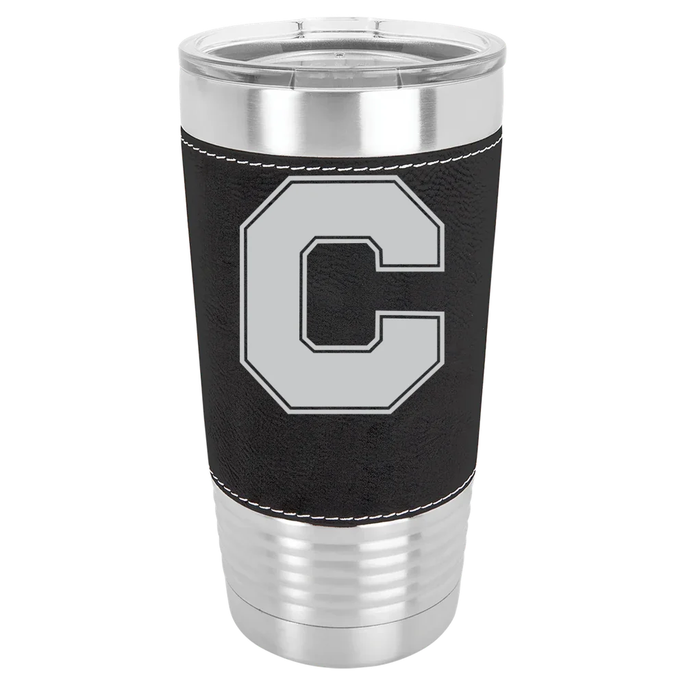 Catawba College Polar Camel 20 oz. Leatherette Grip Tumbler with Standard Lid
