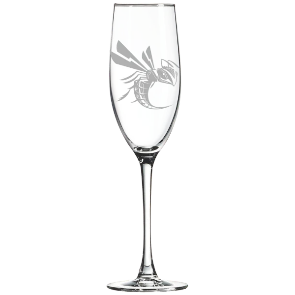 Cedarville University Polar Camel 8 oz. Champagne Flute