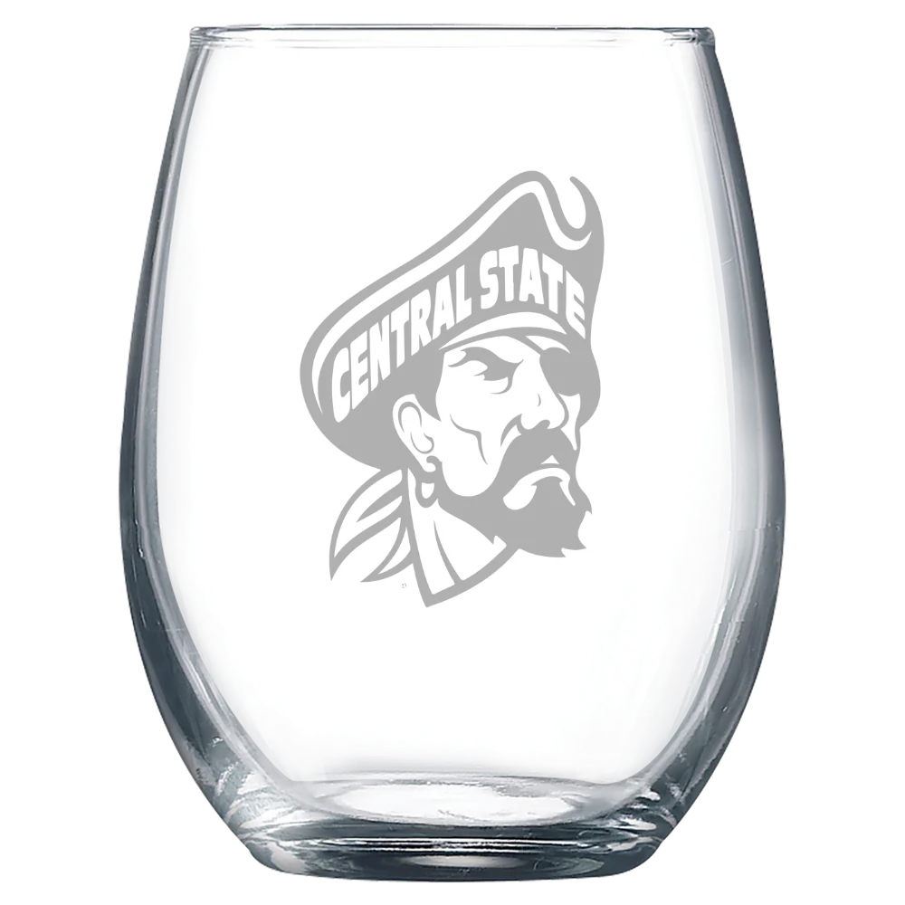Central State University Polar Camel 9 oz. Stemless Wine Glass