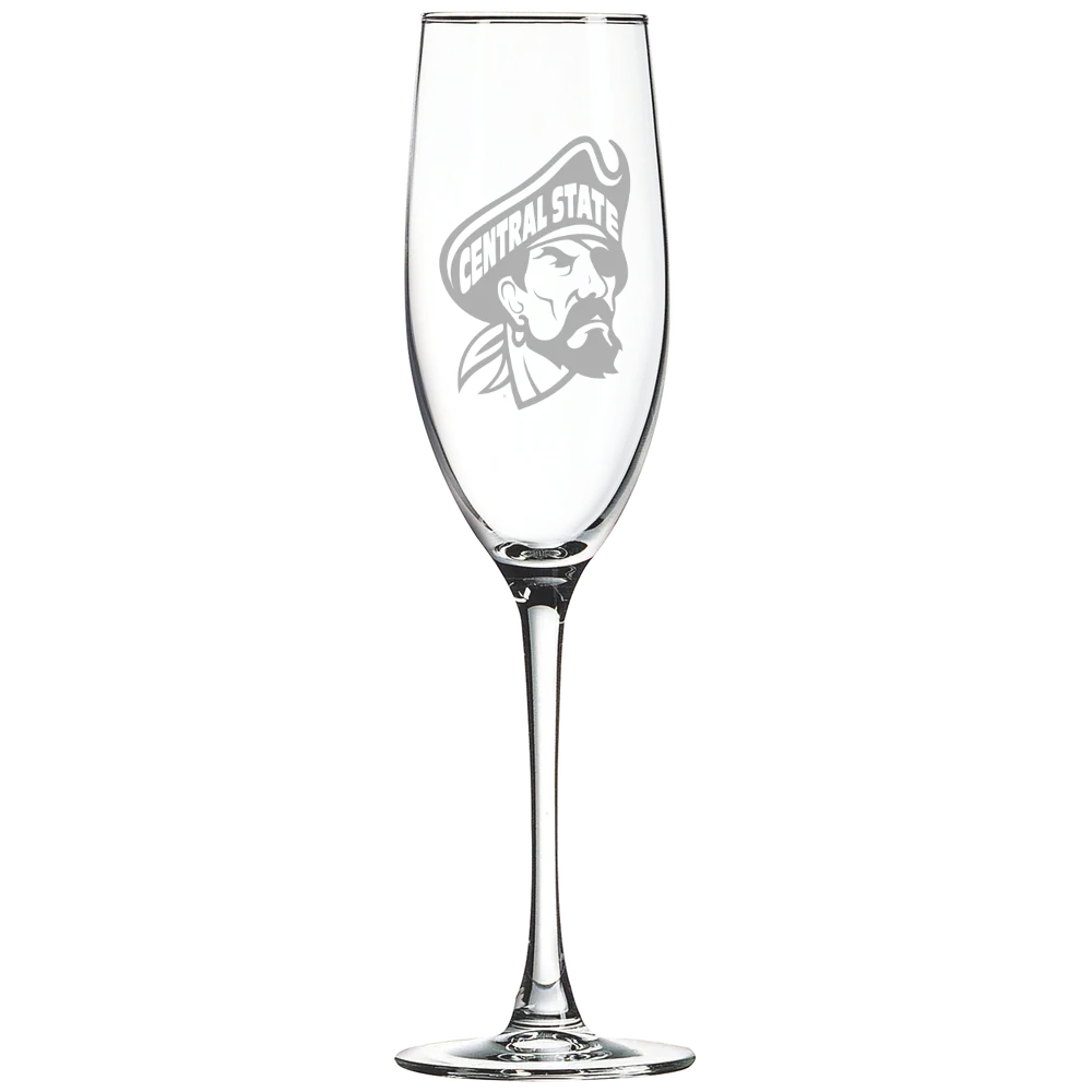 Central State University Polar Camel 8 oz. Champagne Flute