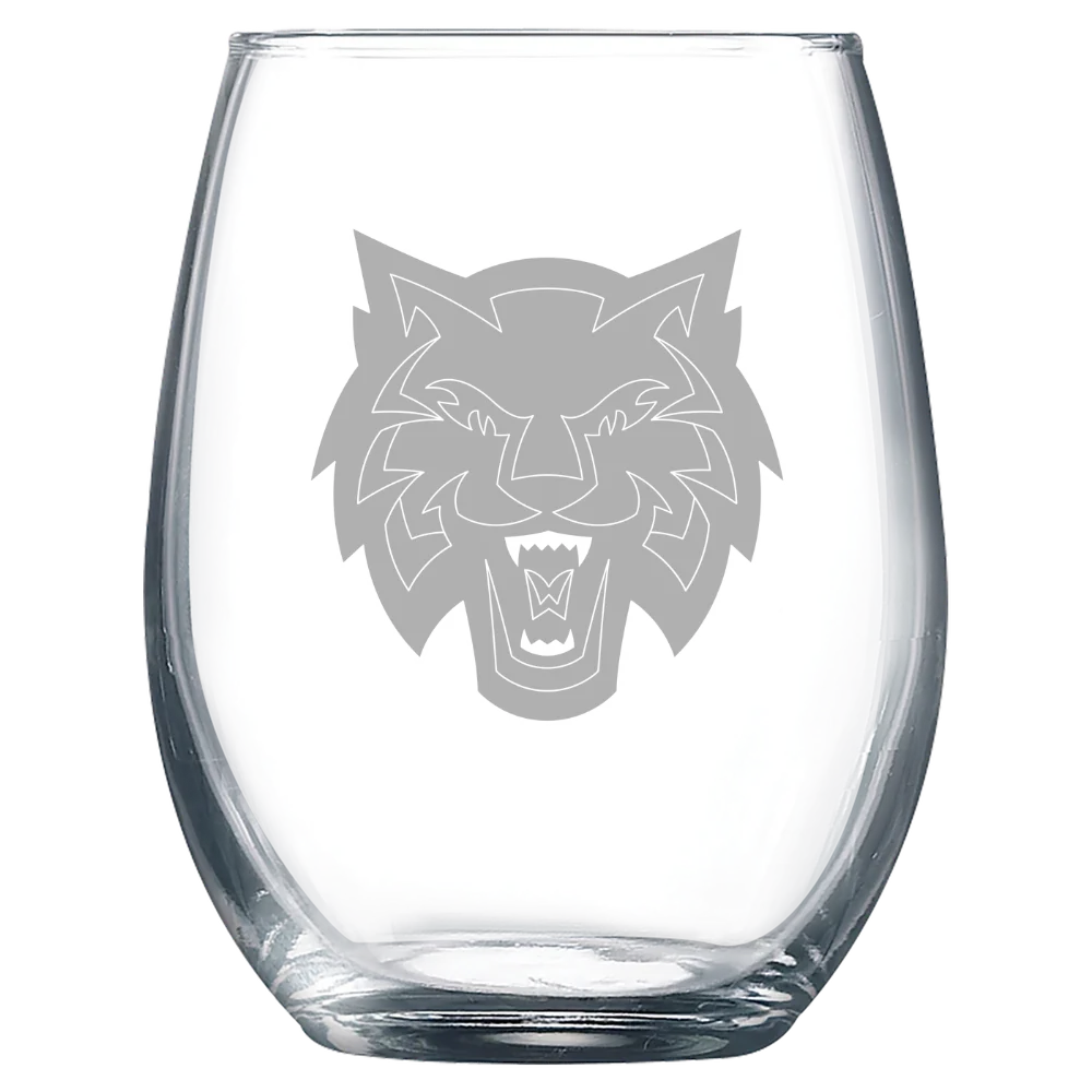 Central Washington University Polar Camel 9 oz. Stemless Wine Glass
