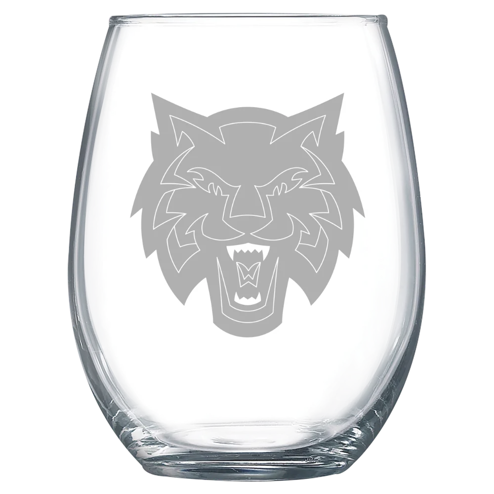 Central Washington University Polar Camel 15 oz. Stemless Wine Glass