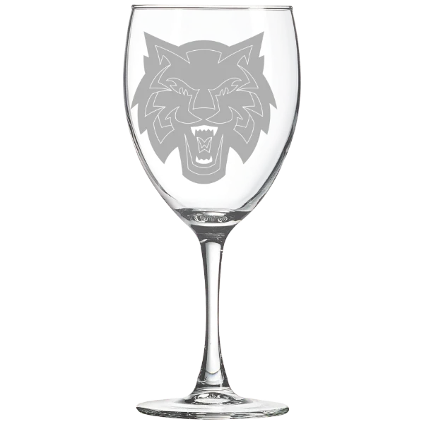 Central Washington University Polar Camel 10 1/2 oz. Wine Glass