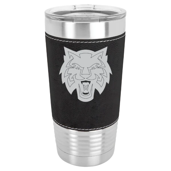 Central Washington University Polar Camel 20 oz. Leatherette Grip Tumbler with Standard Lid