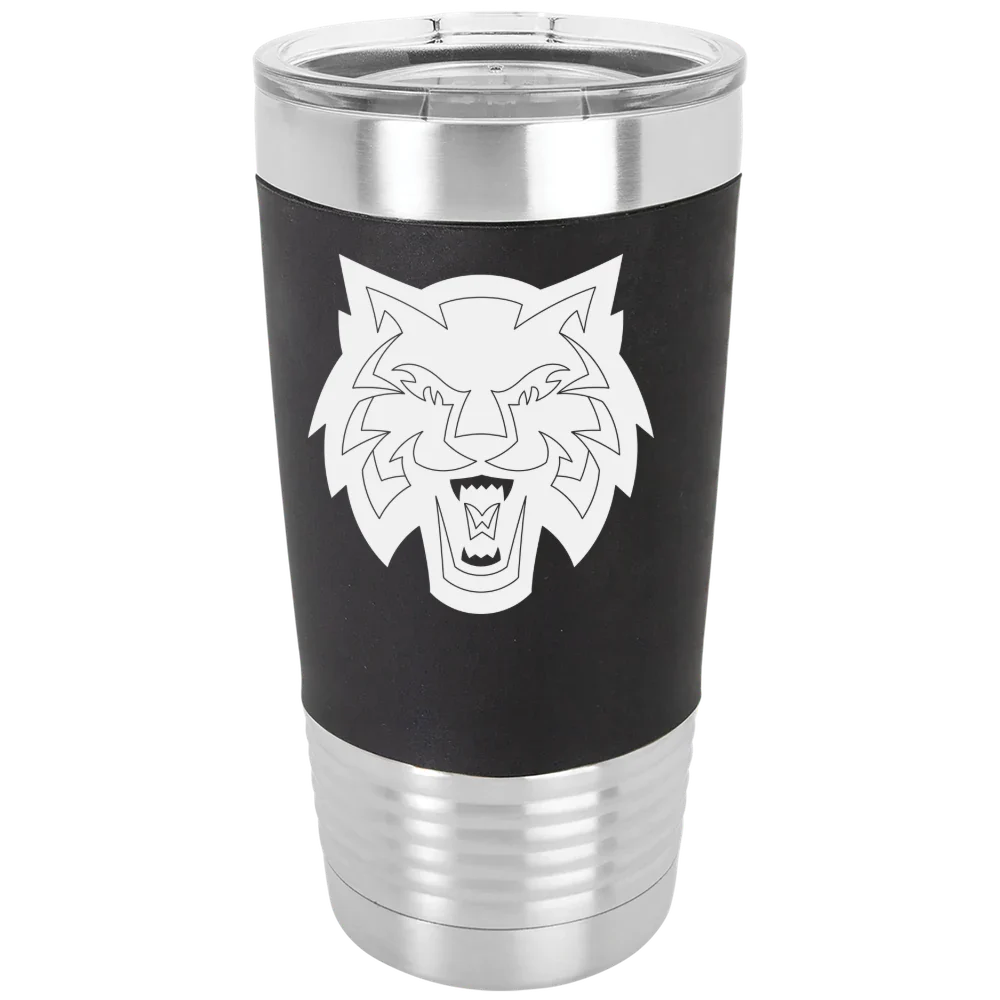 Central Washington University Polar Camel 20 oz. Silicone Grip Tumbler with Standard Lid