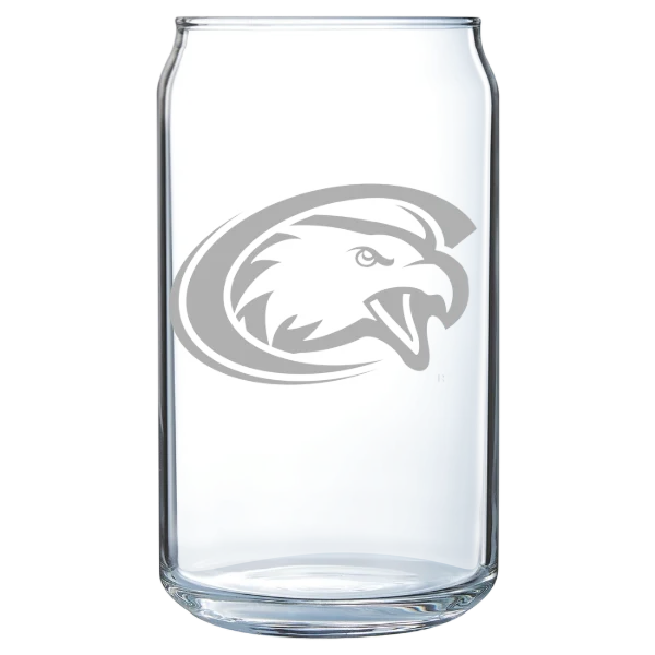 Chadron State College Polar Camel 16 oz. Can Glass