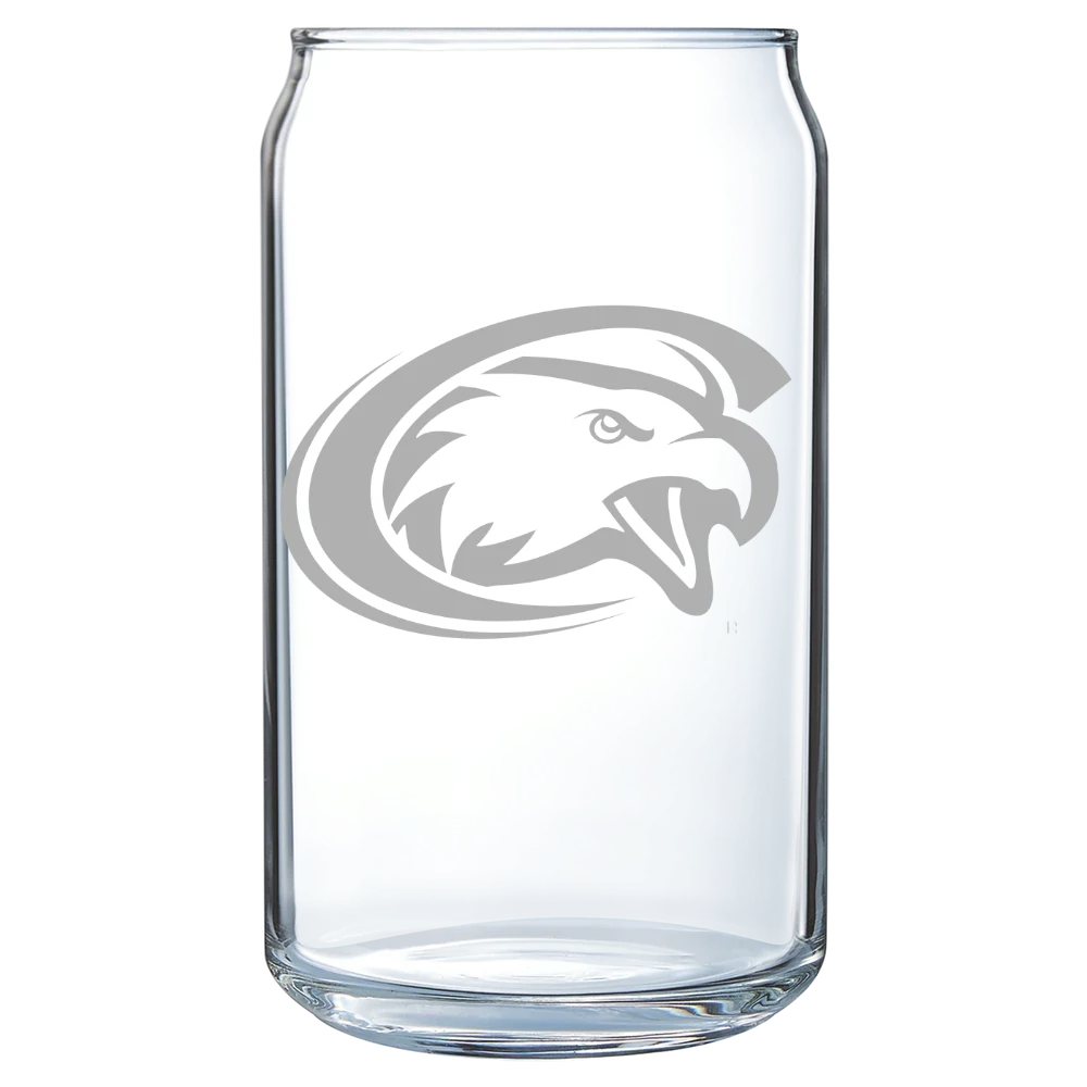 Chadron State College Polar Camel 16 oz. Can Glass