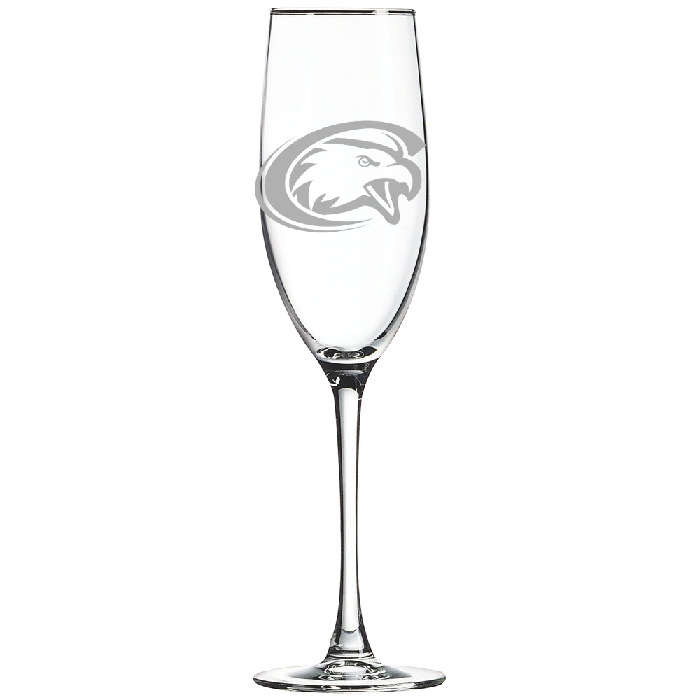Chadron State College Polar Camel 8 oz. Champagne Flute