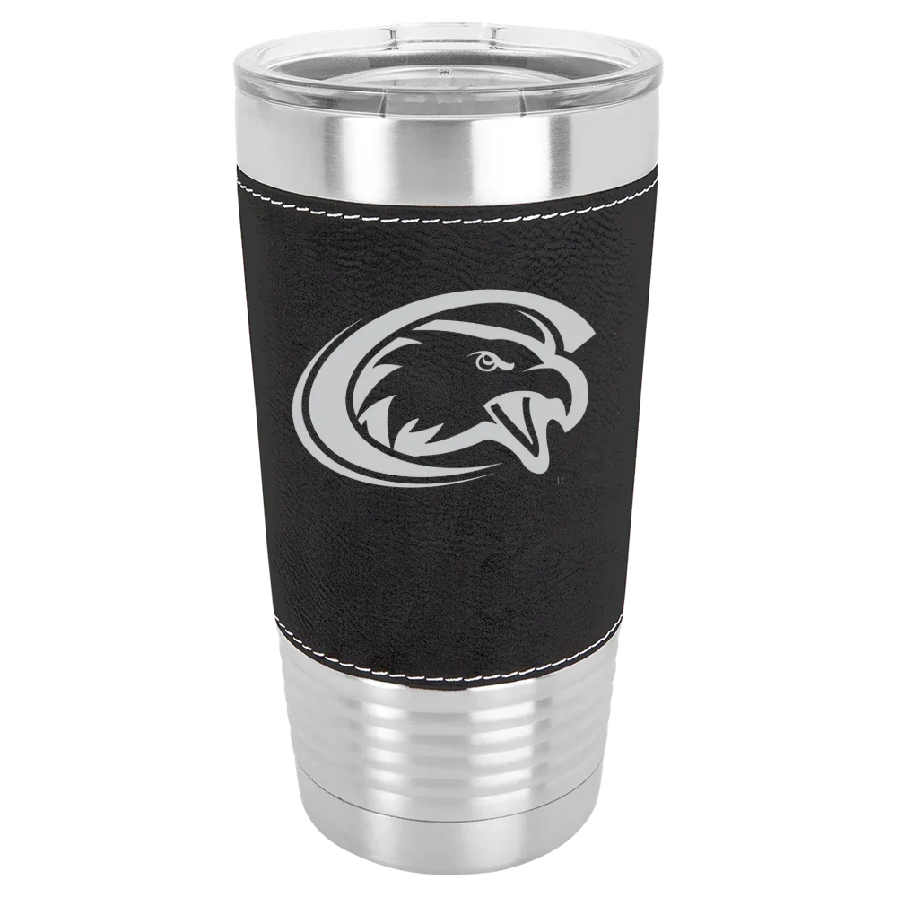 Chadron State College Polar Camel 20 oz. Leatherette Grip Tumbler with Standard Lid