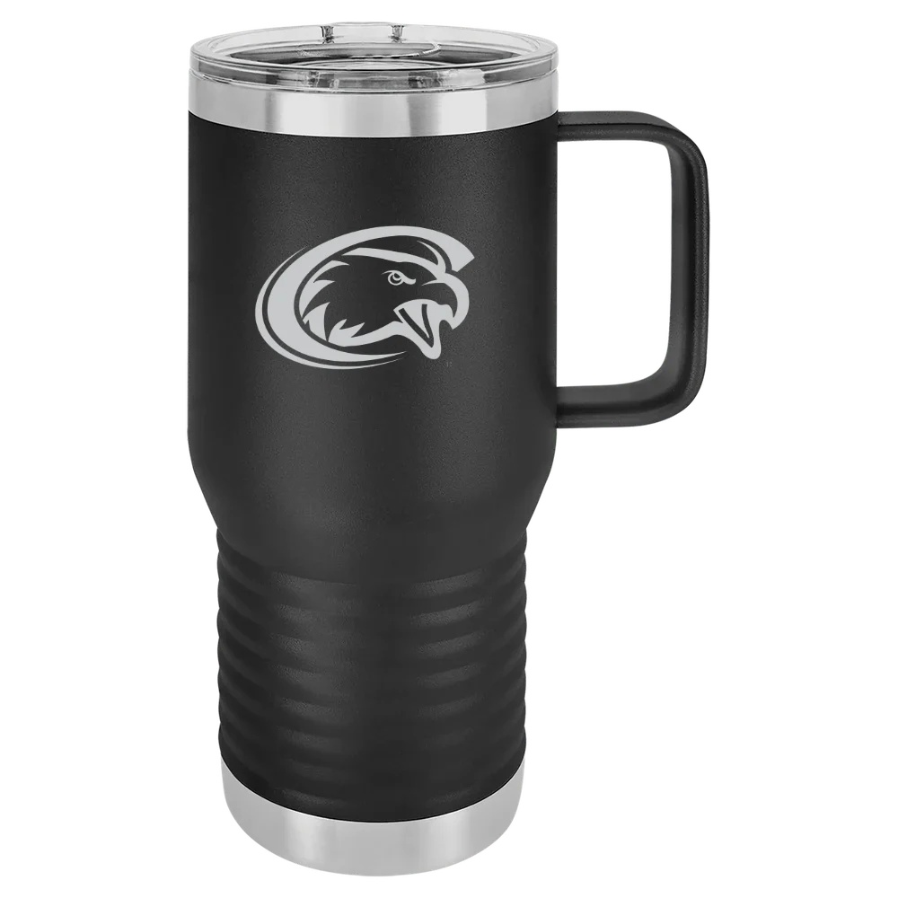 Chadron State College Polar Camel 20 oz. Travel Mug with Slider Lid