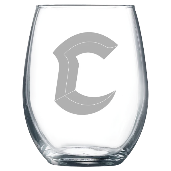 Chaminade University Polar Camel 9 oz. Stemless Wine Glass