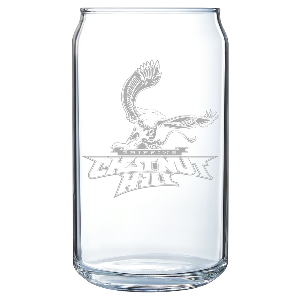 Chestnut Hill College Polar Camel 16 oz. Can Glass