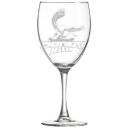 Chestnut Hill College Polar Camel 10 1/2 oz. Wine Glass
