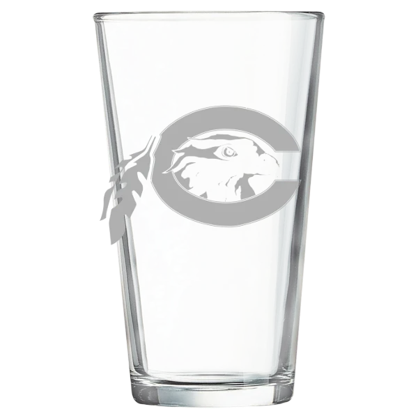 Chowan University Polar Camel 16 oz. Pint Mixing Glass