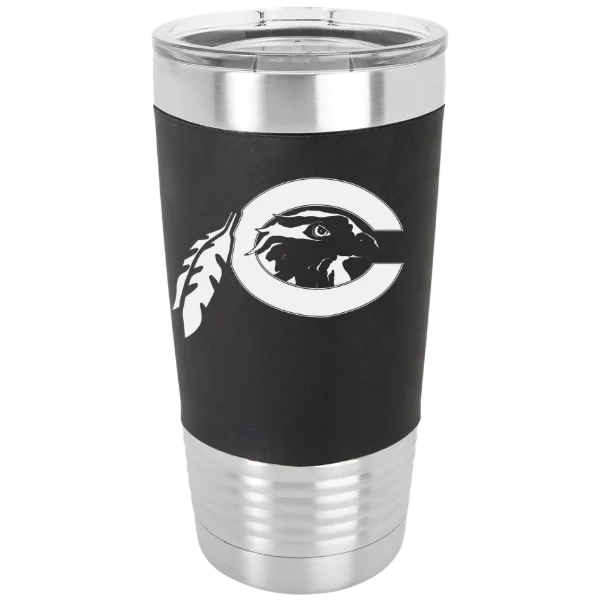 Chowan University Polar Camel 20 oz. Silicone Grip Tumbler with Standard Lid
