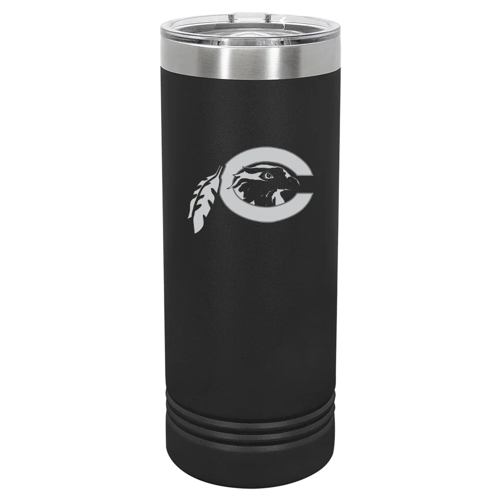 Chowan University Polar Camel 22 oz. Skinny Tumbler with Slider Lid