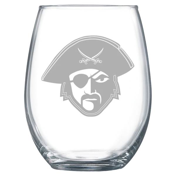 Christian Brothers University Polar Camel 15 oz. Stemless Wine Glass