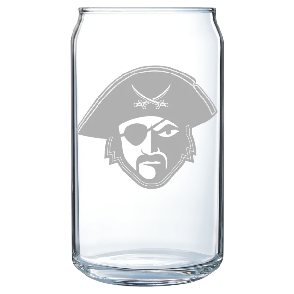 Christian Brothers University Polar Camel 16 oz. Can Glass