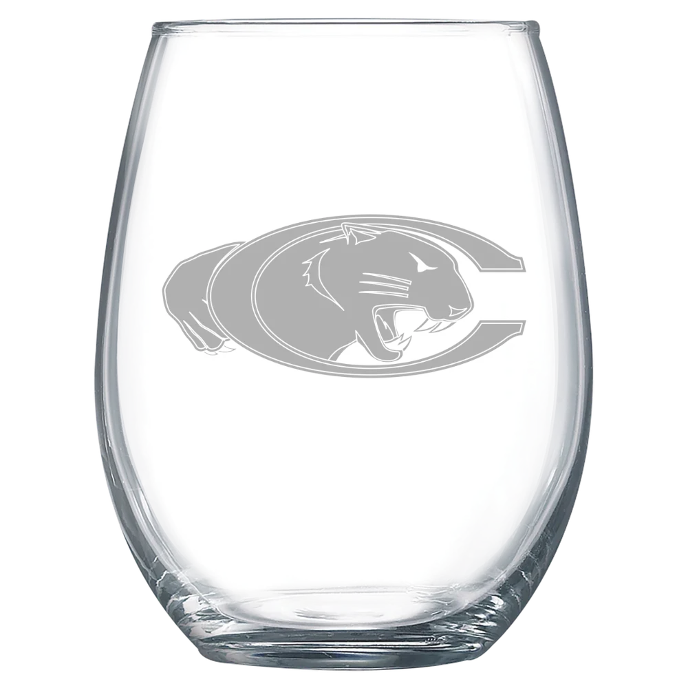 Claflin University Polar Camel 15 oz. Stemless Wine Glass