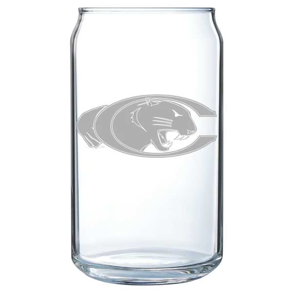 Claflin University Polar Camel 16 oz. Can Glass
