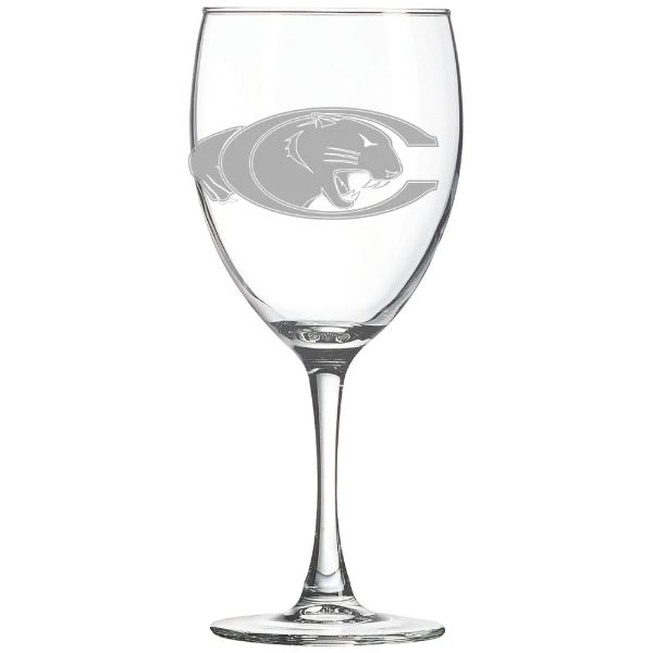 Claflin University Polar Camel 10 1/2 oz. Wine Glass