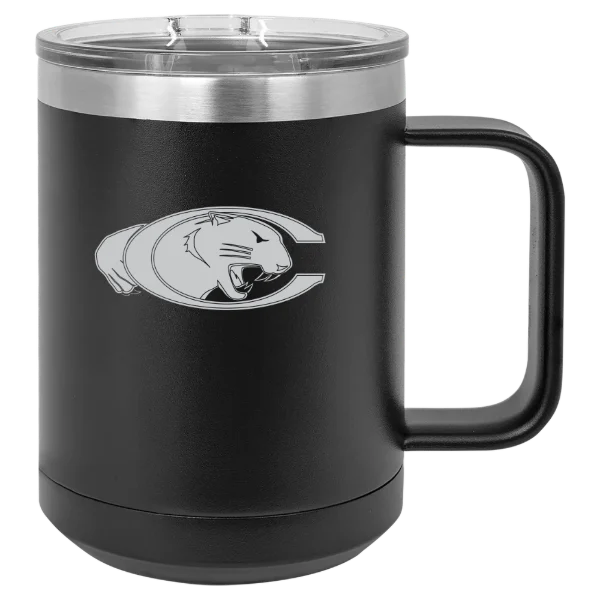 Claflin University Polar Camel 15 oz. Mug with Slider Lid
